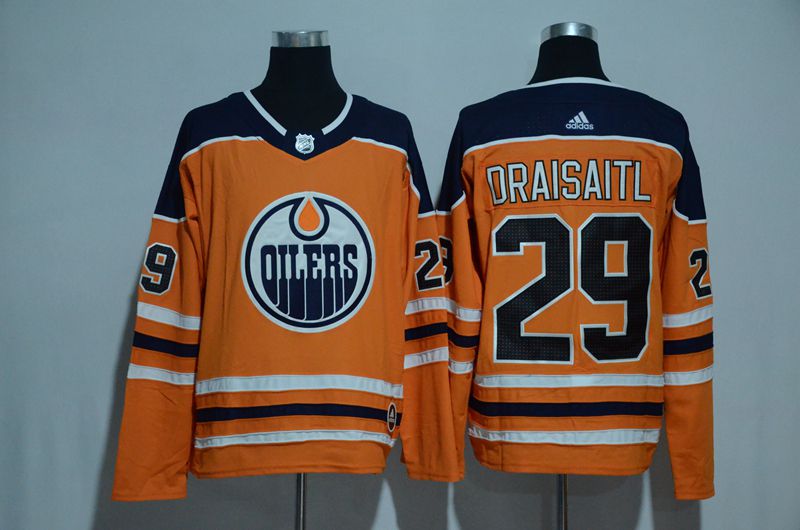 Men 2017 NHL Edmonton Oilers #29 Draisaitl orange Adidas jersey->women nfl jersey->Women Jersey